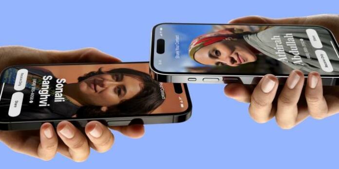 NameDrop iOS 17 iPhone 2 NameDrop iOS 17 iPhone