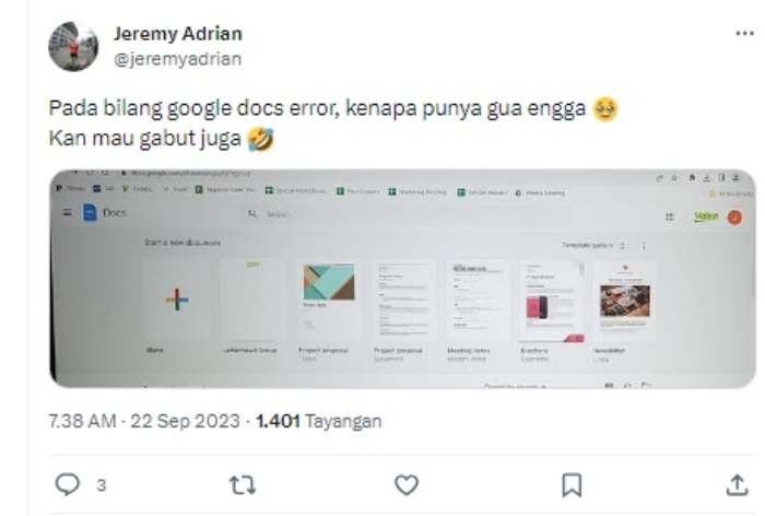 Aplikasi Google Docs