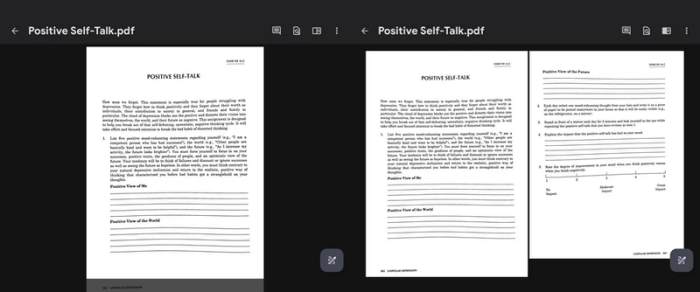 Google Drive Dokumen Dua Halaman 