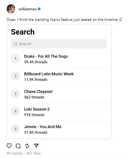 Threads Trending Topik 