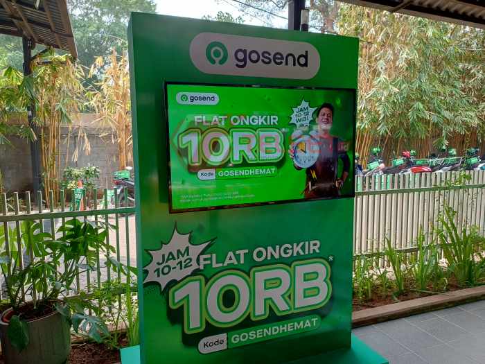 GoSend Flat Ongkir 