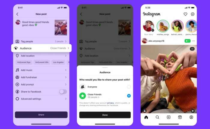 Instagram Reels Feed Close Friend