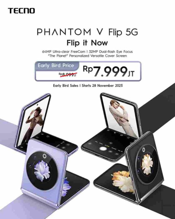 Harga Tecno Phantom V Flip