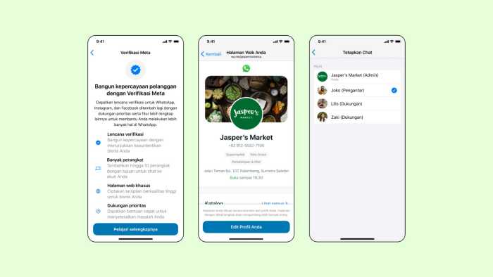 WhatsApp Verifikasi Meta 