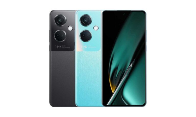 Tampilan depan Oppo K11 dengan layar AMOLED dan kamera 50 MP