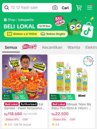 Belanja TikTok Shop 