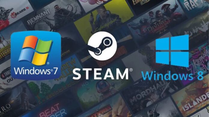 Steam Dukungan Windows Jadul