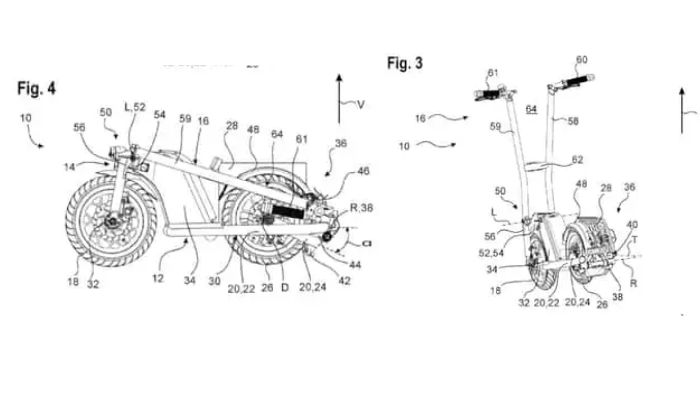 Skuter Listrik Lipat BMW