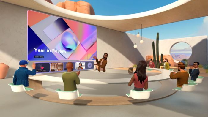 Microsoft Mesh Virtual Meeting