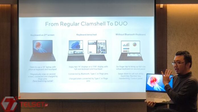 Asus Zenbook Duo (UX8406) Layar