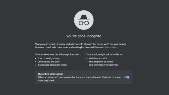 Data Mode Penyamaran Chrome