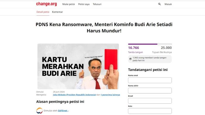 Peretasan PDN Budi Arie Mundur Menkominfo