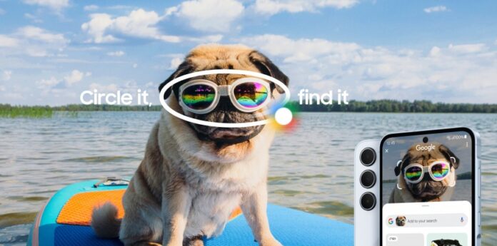 circle-to-search.jpg Samsung Circle to Search, fitur Samsung terbaru, Galaxy A series, Galaxy Tab S9 FE, AI pencarian gambar