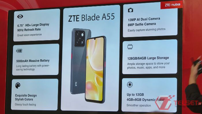 Spesifikasi ZTE Blade A55