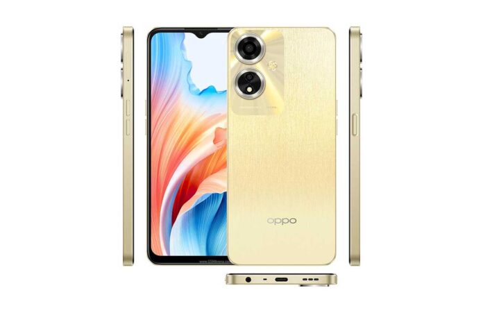 Oppo A59 Tampilan depan Oppo A59 dengan layar IPS LCD dan kamera 13 MP