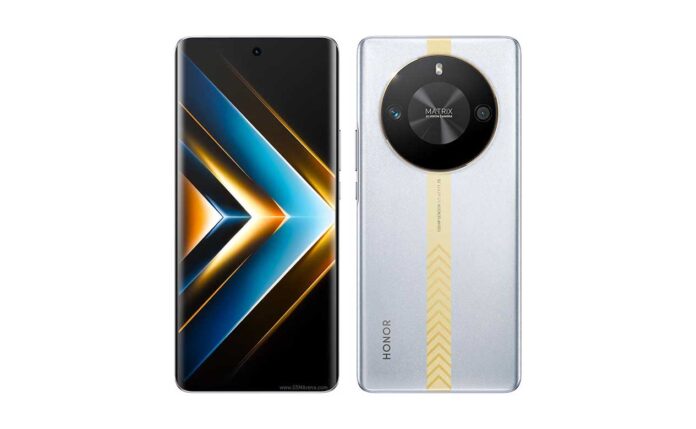 Honor X50 GT Tampilan depan Honor X50 GT dengan layar AMOLED dan kamera 108 MP