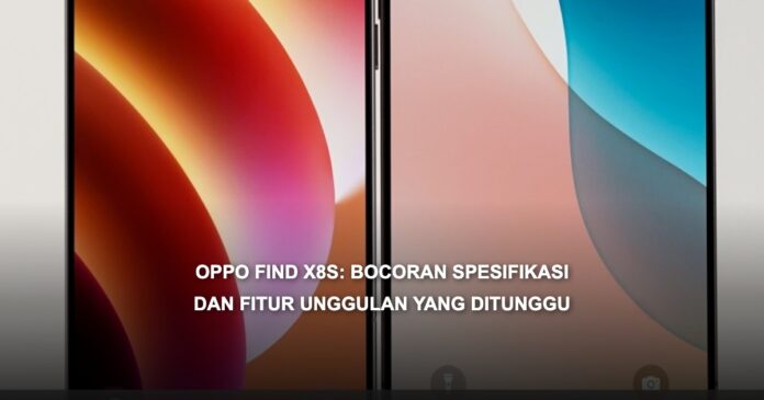 Oppo Find X8S: Bocoran Spesifikasi dan Fitur Unggulan yang Ditunggu Desain Oppo Find X8S dengan bezel ultra-tipis dan layar modern
