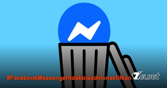 Mengapa Facebook Messenger Tidak Bisa Dinonaktifkan dan Solusi Praktis untuk Mengelolanya Ilustrasi ikon Facebook Messenger di dalam tempat sampah