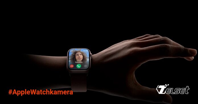 Ilustrasi Apple Watch dengan kamera dan fitur AI
