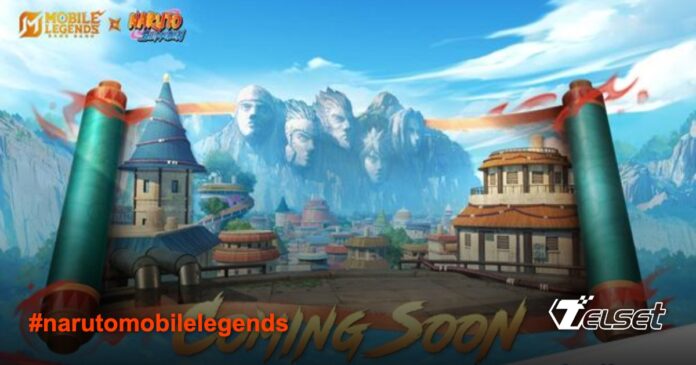 Kolaborasi Mobile Legends dan Naruto dengan gambar karakter Naruto versi MLBB