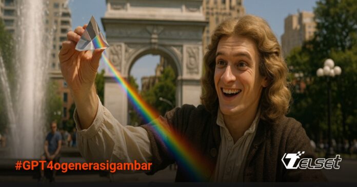 Ilustrasi GPT-4o menghasilkan gambar kucing detektif dengan AI