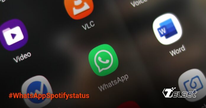WhatsApp Bakal Bikin Status Lebih Keren dengan Spotify Ilustrasi WhatsApp dan Spotify kolaborasi fitur status musik