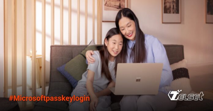 Tampilan baru login Microsoft dengan passkey menggantikan password