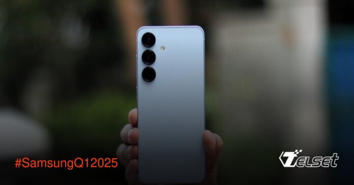 Ilustrasi tantangan bisnis Samsung di tengah kebijakan tarif dan persaingan pasar memori