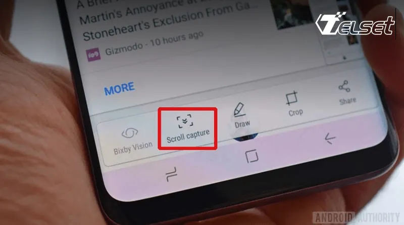 Cara screenshot panjang WhatsApp di Samsung A12/A05s dengan fitur Scroll Capture