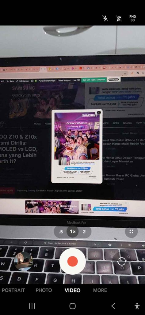 Antarmuka Video Resolusi FHD