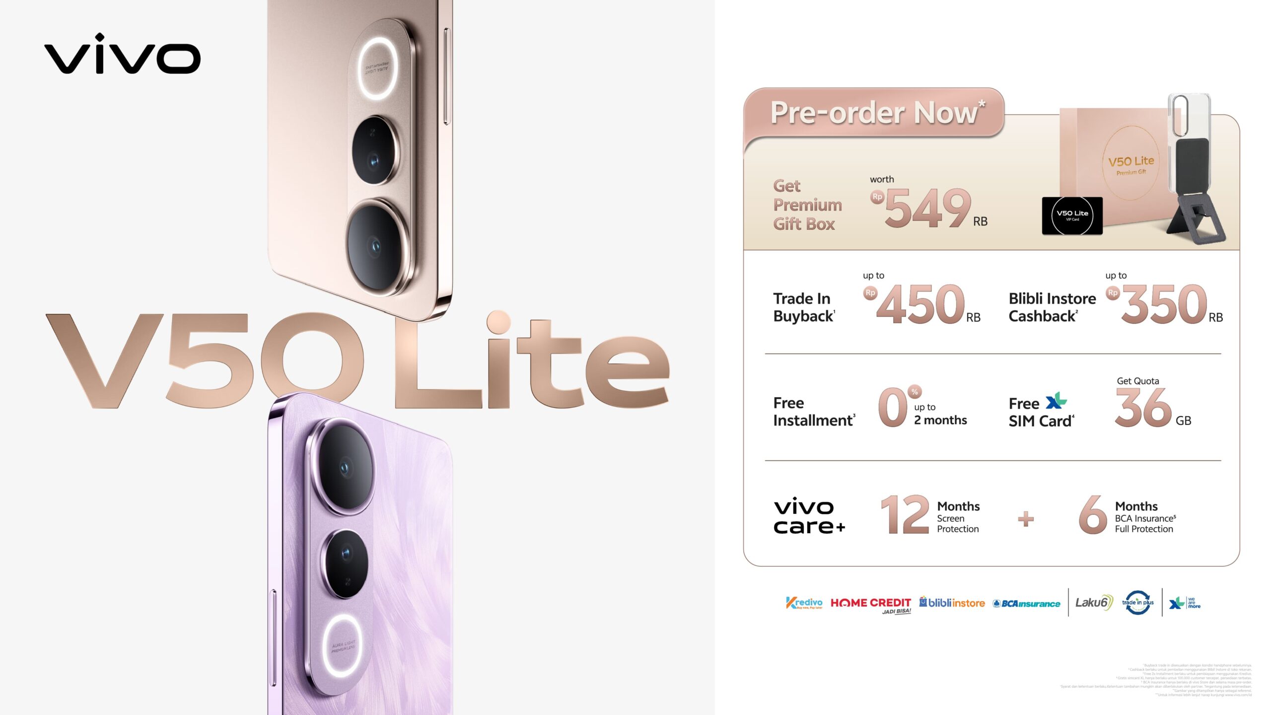 Content image for article: vivo V50 Lite Resmi Meluncur: Lebih Tipis, Lebih Kuat, dan Siap Jadi Partner Generasi Muda