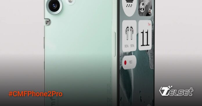 CMF Phone 2 Pro dengan desain modular dan warna orange mencolok