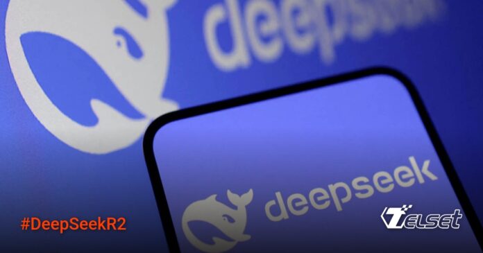 Ilustrasi chip AI Huawei Ascend 910B untuk pelatihan DeepSeek R2