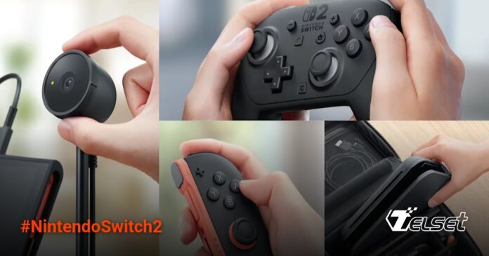 Nintendo Switch 2 Rilis dengan Aksesori Canggih dan Fitur Baru Nintendo Switch 2 dengan aksesori terbaru termasuk kamera dan Pro Controller
