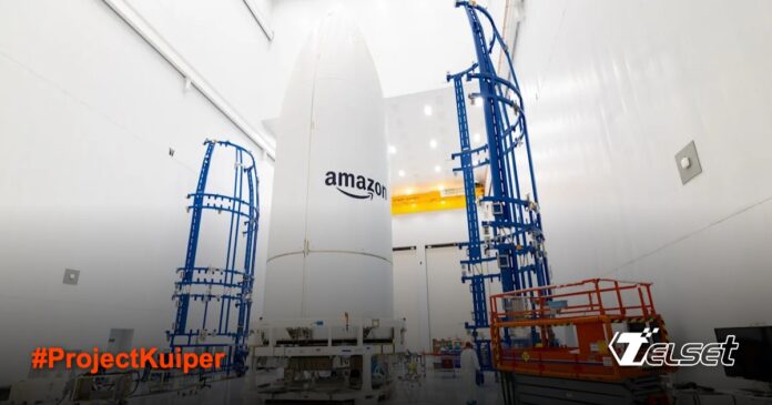 Peluncuran satelit Project Kuiper Amazon dengan roket Atlas V