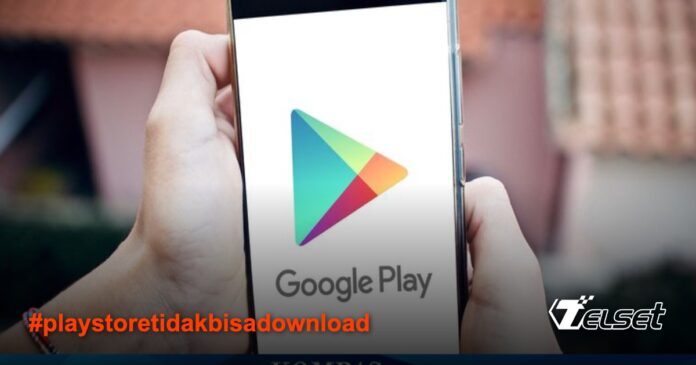 Play Store Error? Ini Solusi Praktis untuk Download Aplikasi Lagi! Ilustrasi smartphone dengan ikon Play Store error dan simbol download bermasalah