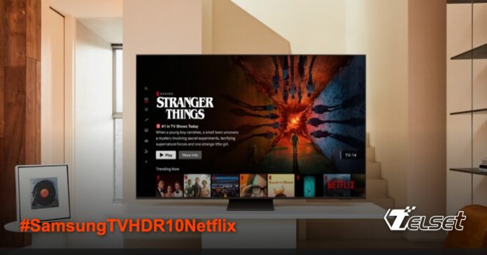Samsung TV 2025 Dukung HDR10+ di Netflix, Pengalaman Nonton Makin Cinematic! Perbandingan visual HDR10 dan HDR10+ pada layar Samsung TV 2025