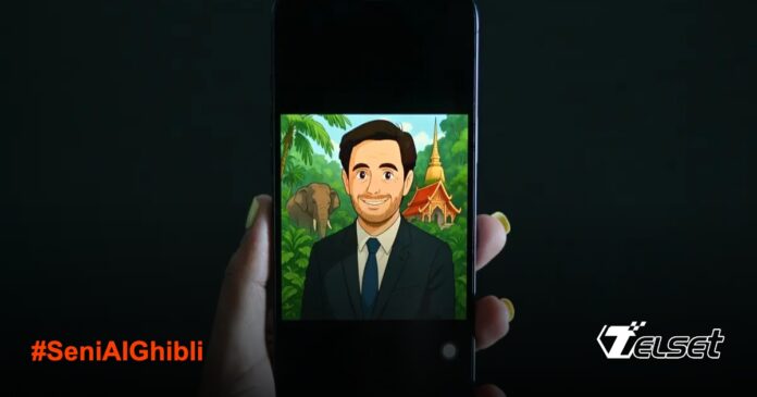 Ghibli vs AI: Larangan Keras Komunitas Fans Terhadap Seni Buatan Ilustrasi perbandingan seni asli Ghibli dan gambar buatan AI