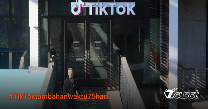 Presiden Donald Trump memberikan tambahan waktu 75 hari untuk TikTok