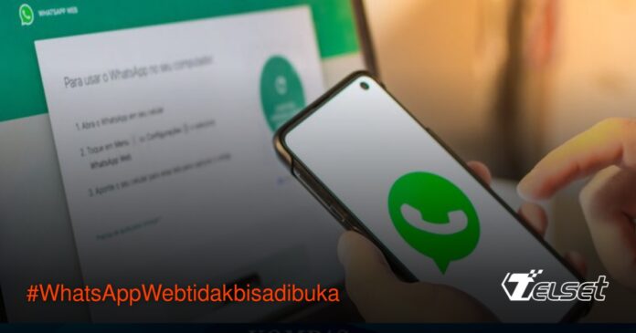 10 Solusi WhatsApp Web Tidak Bisa Dibuka, Jangan Langsung Panik! Ilustrasi laptop dengan tampilan WhatsApp Web error dan simbol perbaikan