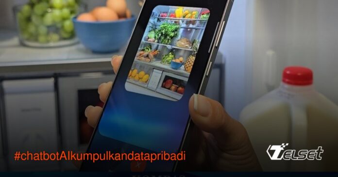 Infografis perbandingan chatbot AI berdasarkan pengumpulan data pribadi