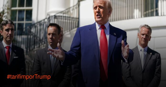 Trump Tunda Tarif 125% ke China, Dampaknya ke Konsumen Global Presiden Donald Trump mengumumkan kenaikan tarif impor China di podium pidato