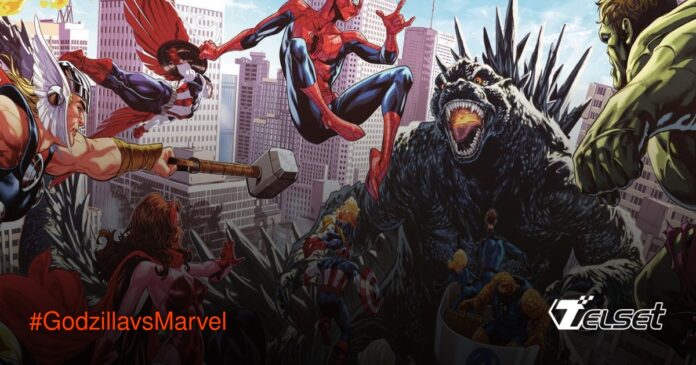 Godzilla vs. Marvel: Pertarungan Epik yang Akan Hancurkan Semesta Ilustrasi Godzilla menghadapi pahlawan Marvel dalam komik terbaru