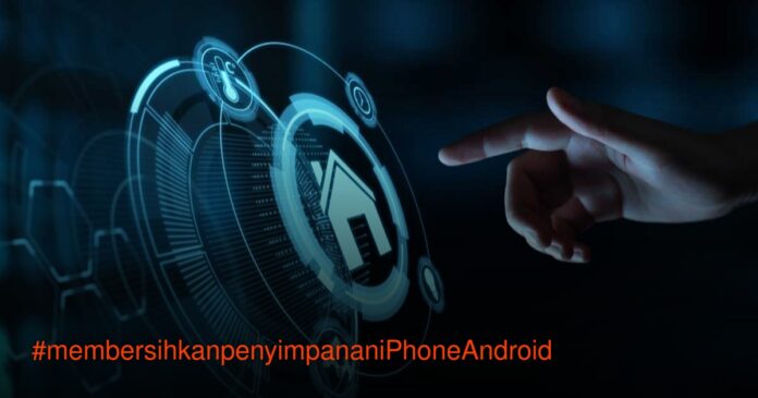 Ilustrasi membersihkan penyimpanan ponsel iPhone dan Android