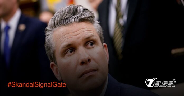 Ilustrasi grup chat Signal dengan pesan yang sedang terhapus otomatis