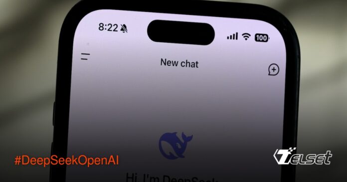 DeepSeek vs OpenAI: Ancaman Keamanan atau Persaingan Bisnis? Ilustrasi persaingan teknologi AI antara DeepSeek China dan OpenAI Amerika Serikat