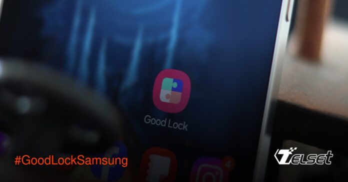 Aplikasi Good Lock Samsung di layar ponsel dengan tampilan modul kustomisasi