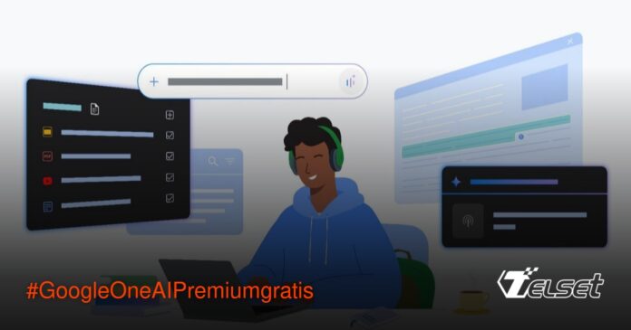 Antarmuka Google Gemini Advanced dan NotebookLM untuk mahasiswa
