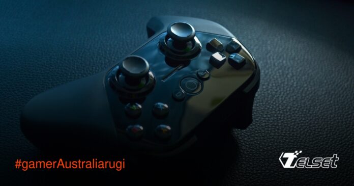 Ilustrasi gamer frustasi menghadapi pop-up pembelian dalam game