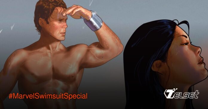 Sampul komik Marvel Swimsuit Special: Friends, Foes, & Rivals